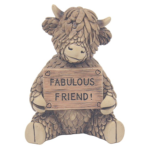 HUGHIE HIGHLAND COW FAB FRIEND