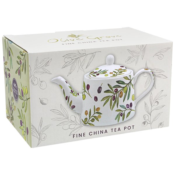 OLIVE GROVE TEAPOT