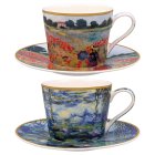 MONET CUP & SAUCER 2 ASST