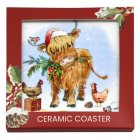 HIGHLAND COW COASTER