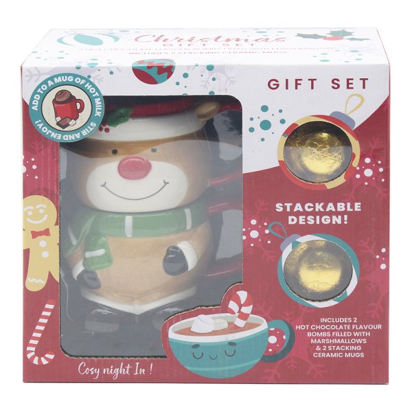 REINDEER STACKING CHOC BOMB