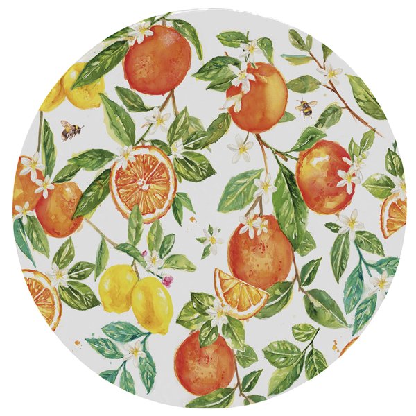 ORANGES & LEMONS PLATE 10.5"
