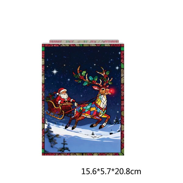 LIGHT UP SANTA SLEIGH LED