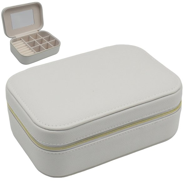 JEWELLERY BOX SQ WHITE