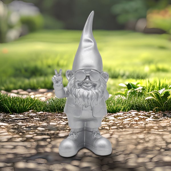 GNOMES BEHAVING BADLY SIL 20CM