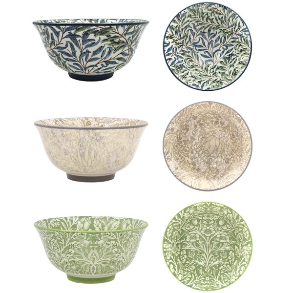 Wm. MORRIS BOWL 12CM 3 ASST