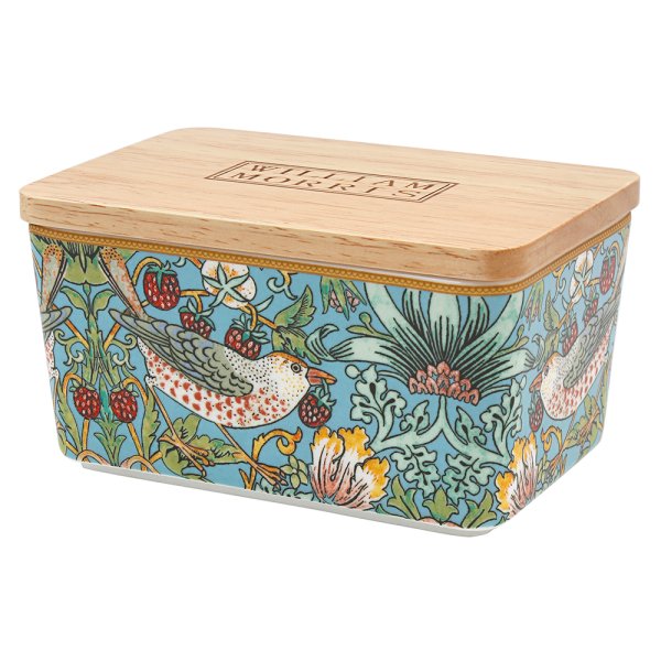 STRAWBERRY THIEF BUTTER DISH