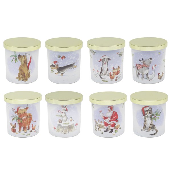 PAPER SHED CANDLE 8 ASST