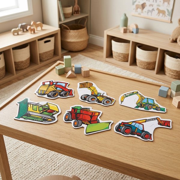 BIG WHEELS JIGSAW PUZZLE S6