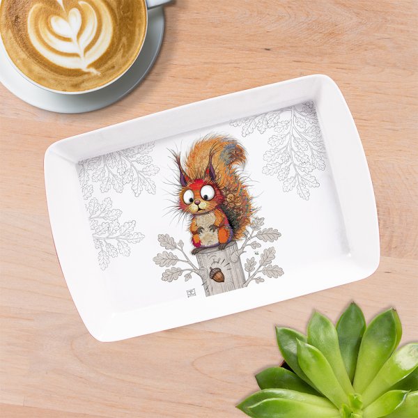 SARAH SQUIRREL TRAY SMALL