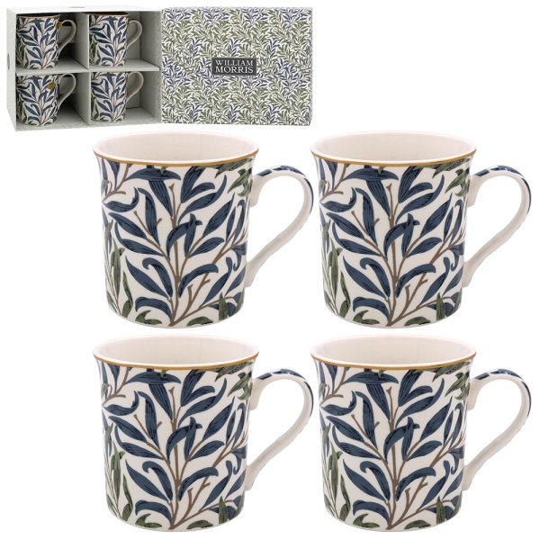 WILLOW BOUGH MUGS SET 4