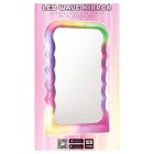 LED WAVE MIRROR WITH REMOTE