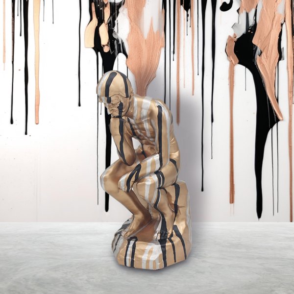 DRIP ART THINKER GOLD
