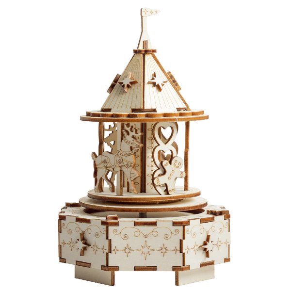 MUSIC BOX XMAS CAROUSEL PUZZLE