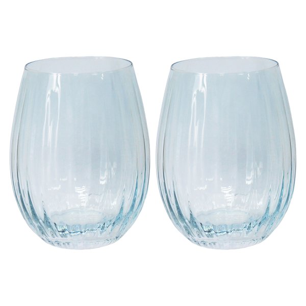 STEMLESS GLASSES -BLUE SET 2