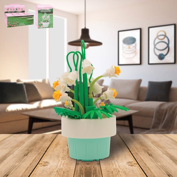 MINIBRICKS WHITE SNOWDROPS