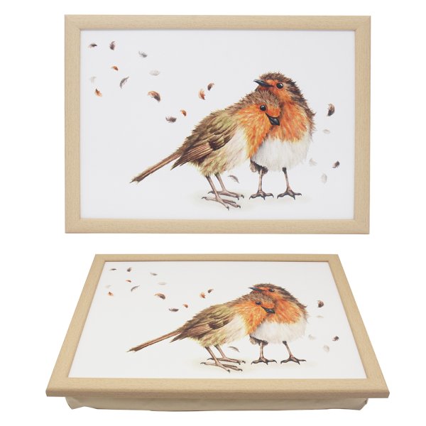 ROBIN LOVE BIRDS LAPTRAY