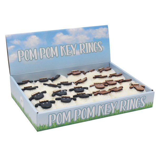 SHEEP KEYRING 2 ASST