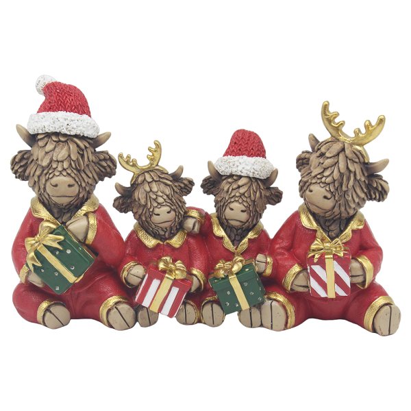 XMAS HIGHLAND COWS PRESENTS