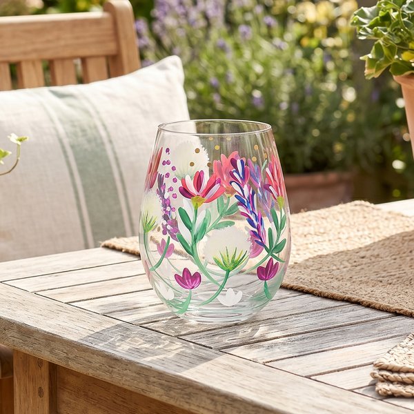 HEDGEROW FLOWERS STEM GLASS