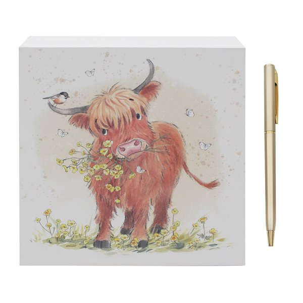 HIGHLAND COW MEMO PAD