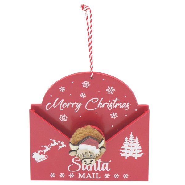 HIGHLAND COW LETTER BOX PLQ