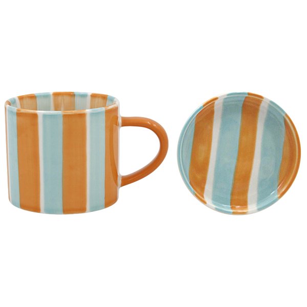 STRIPES MUG & COASTER