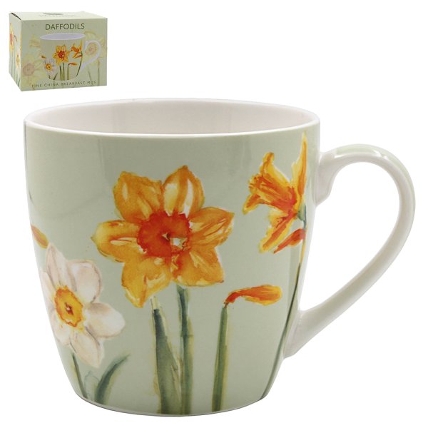 DAFFODILS BREAKFAST MUG