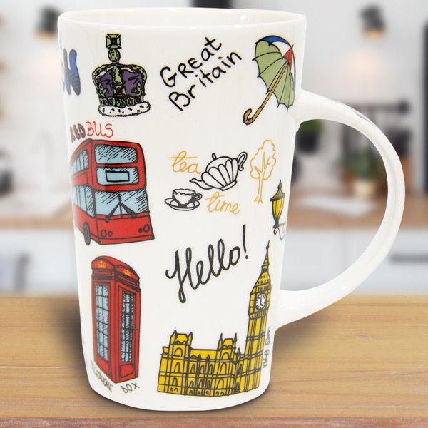 LONDON SKETCH LATTE MUG