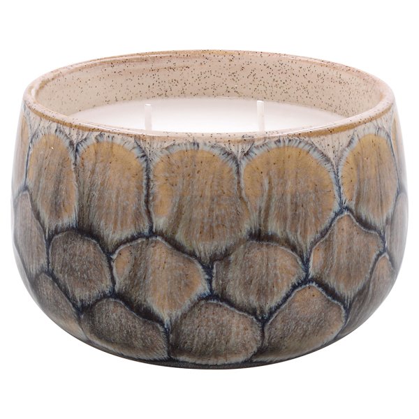 REACTIVE GLAZE CANDLE - GREY