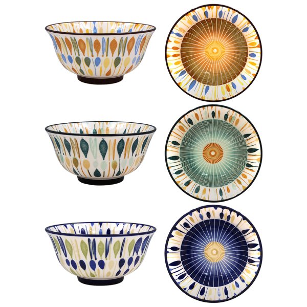 CASA BOWL 12CM 3 ASST