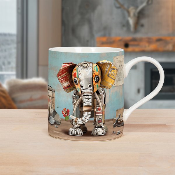 SCRAP ELEPHANT MUG