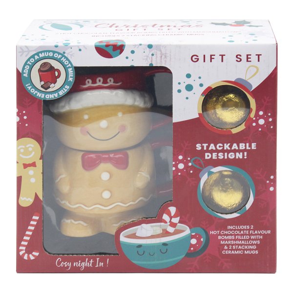 GINGERBREAD STACKING CHOCBOMB