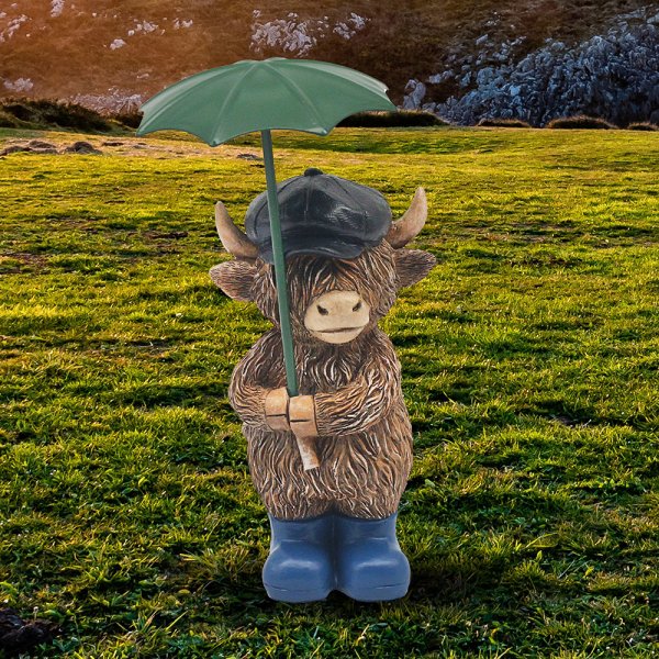 HIGHLAND COW RAINY DAYS