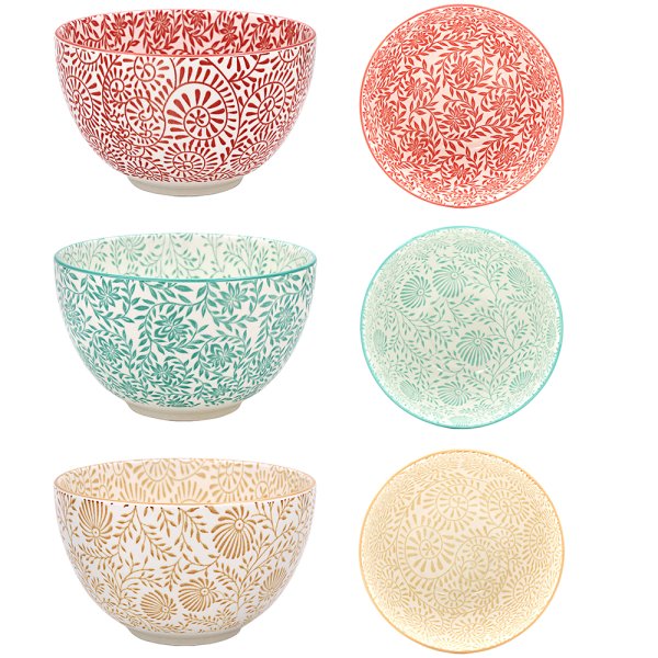 DOLCE VITA BOWL 13CM 3 ASST