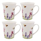 LAVENDER & BEES MUGS SET OF 4