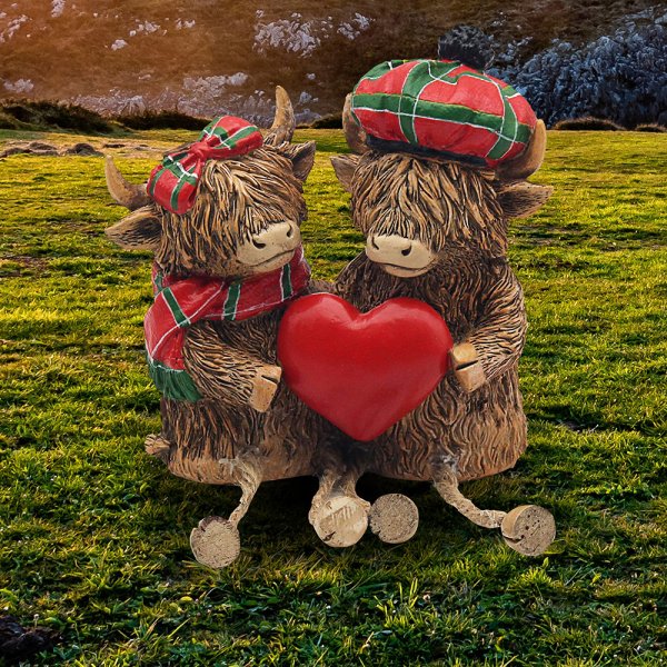 HIGHLAND COWS TARTAN