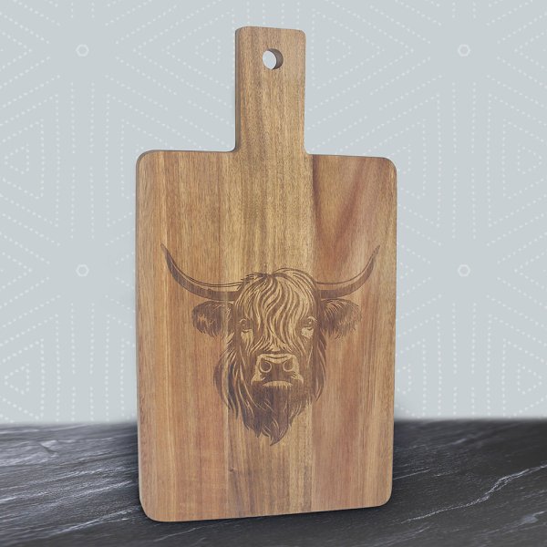HIGHLAND COW CUTTING BOARD