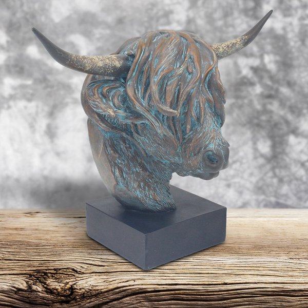 HIGHLAND COW BUST LARGE