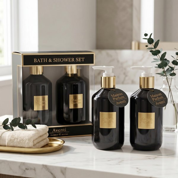 AVENTI BODY WASH & LOTION SET
