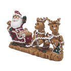 GINGERBREAD SANTA SLEIGH RDEER