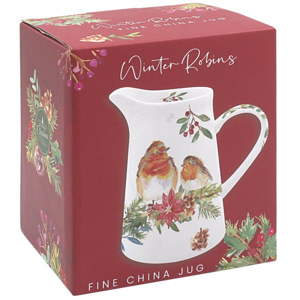 WINTER ROBINS JUG