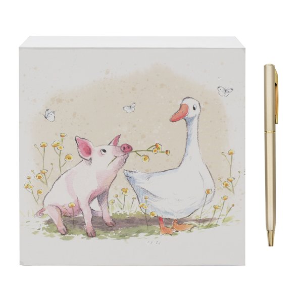 PIG & DUCK MEMO PAD