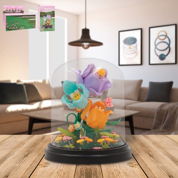 MINIBRICKS COLOURFUL TULIPS