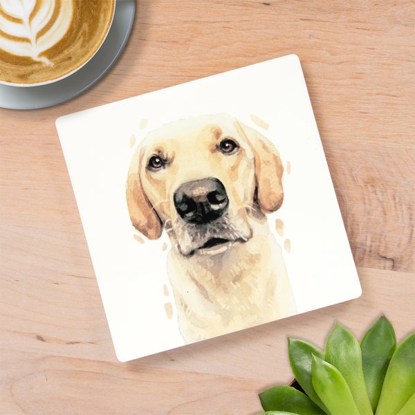 GOLDEN LABRADOR COASTER