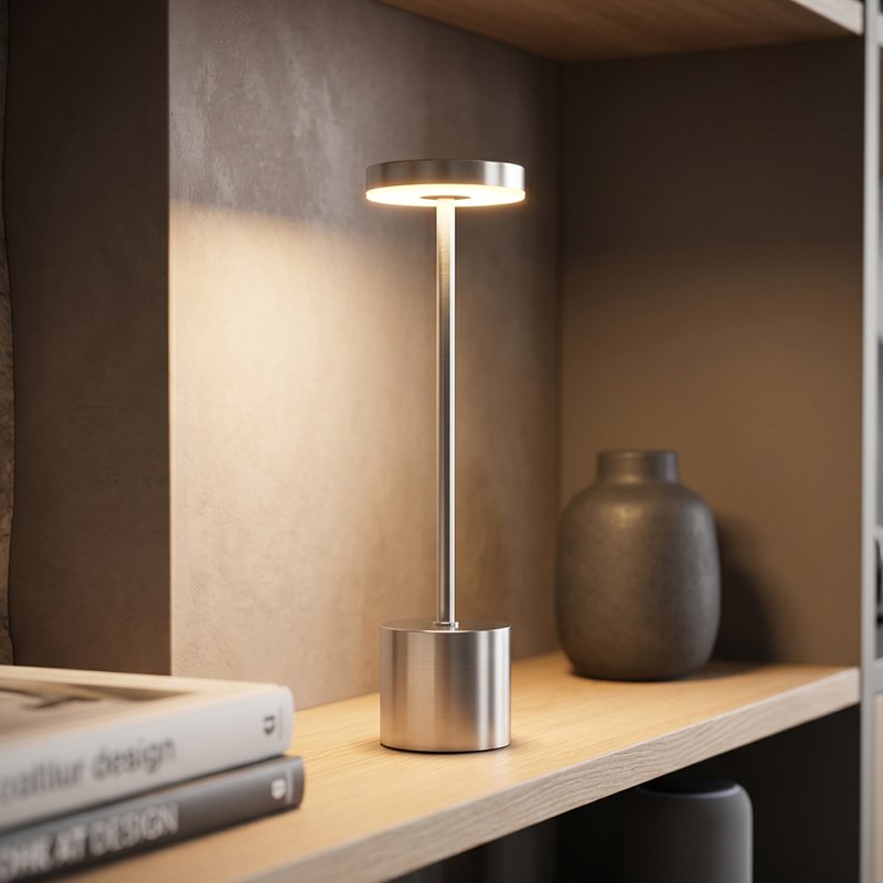 LED TOUCH LAMP-SILVER