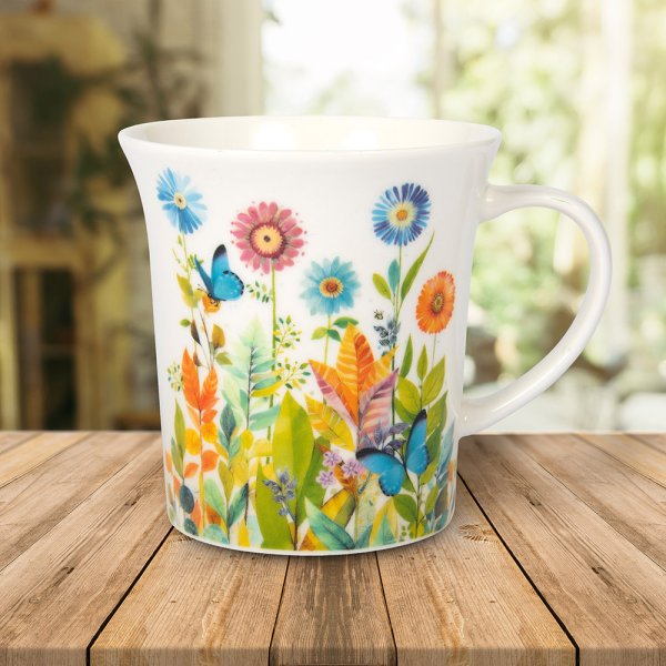 PORTFOLIO BUTTERFLY FLOWERSMUG