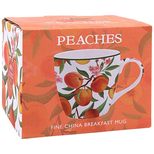 PEACHES BREAKFAST MUG