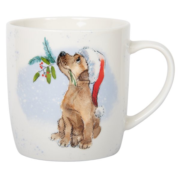 DOG WITH BERRIES MUG