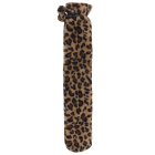 LONG HOT WATER BOTTLE LEOPARD